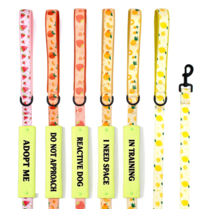 Custom Nervous Dog Leash Cover Nylon Dog Leash Set Dog Leash Sleeve in Training Ignore