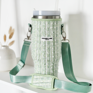 Water Bottle Holder Adjustable Strap Hands-Free Crossbody Water Bottle Carrier Bag with Phone Pocket