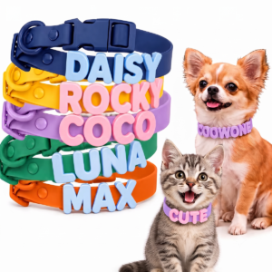 Wholesale Custom PVC Dog Harness Set | 3D Name OEM | coowone