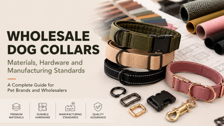 wholesale dog collars materials hardware and manufacturing standards