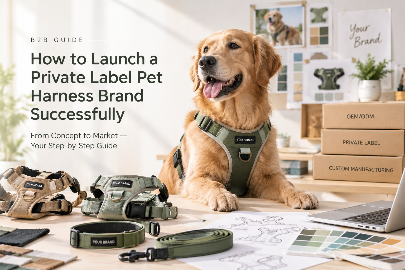 private label pet harness